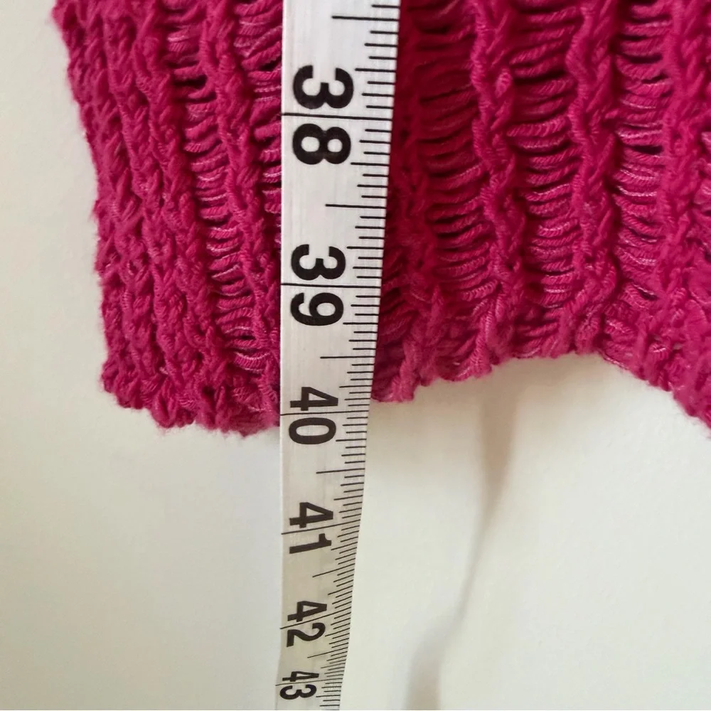 Free People 2 piece Crop Tank and Midi Skirt Sweater set Pink Size XL NWOT - Picture 3 of 12